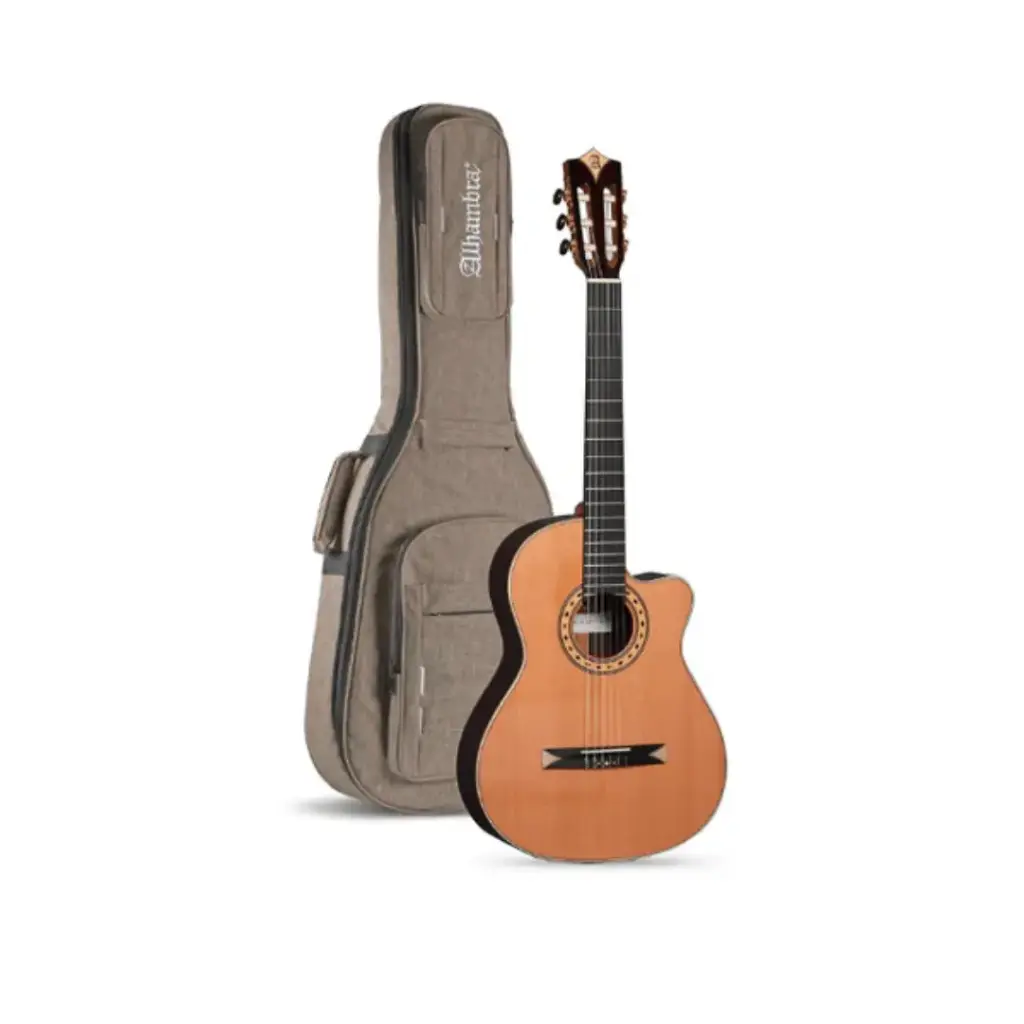 [8776 V] ALHAMBRA CS-3 CW E8 GUITAR+ GIG BAG (9738)