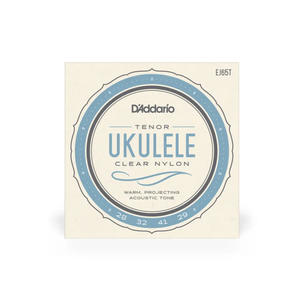 [EJ65T] DADDARIO EJ65T SET TENOR UKE CLEAR NYLON