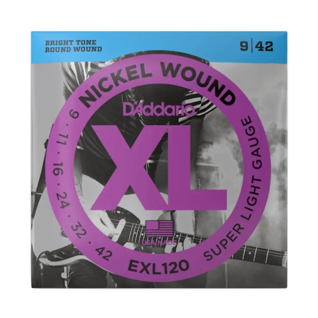 DADDARIO EXL120 SET ELEC GTR XL SUP LITE