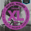 DADDARIO EXL120-8 SET ELEC GTR XL SUP LITE 8STR