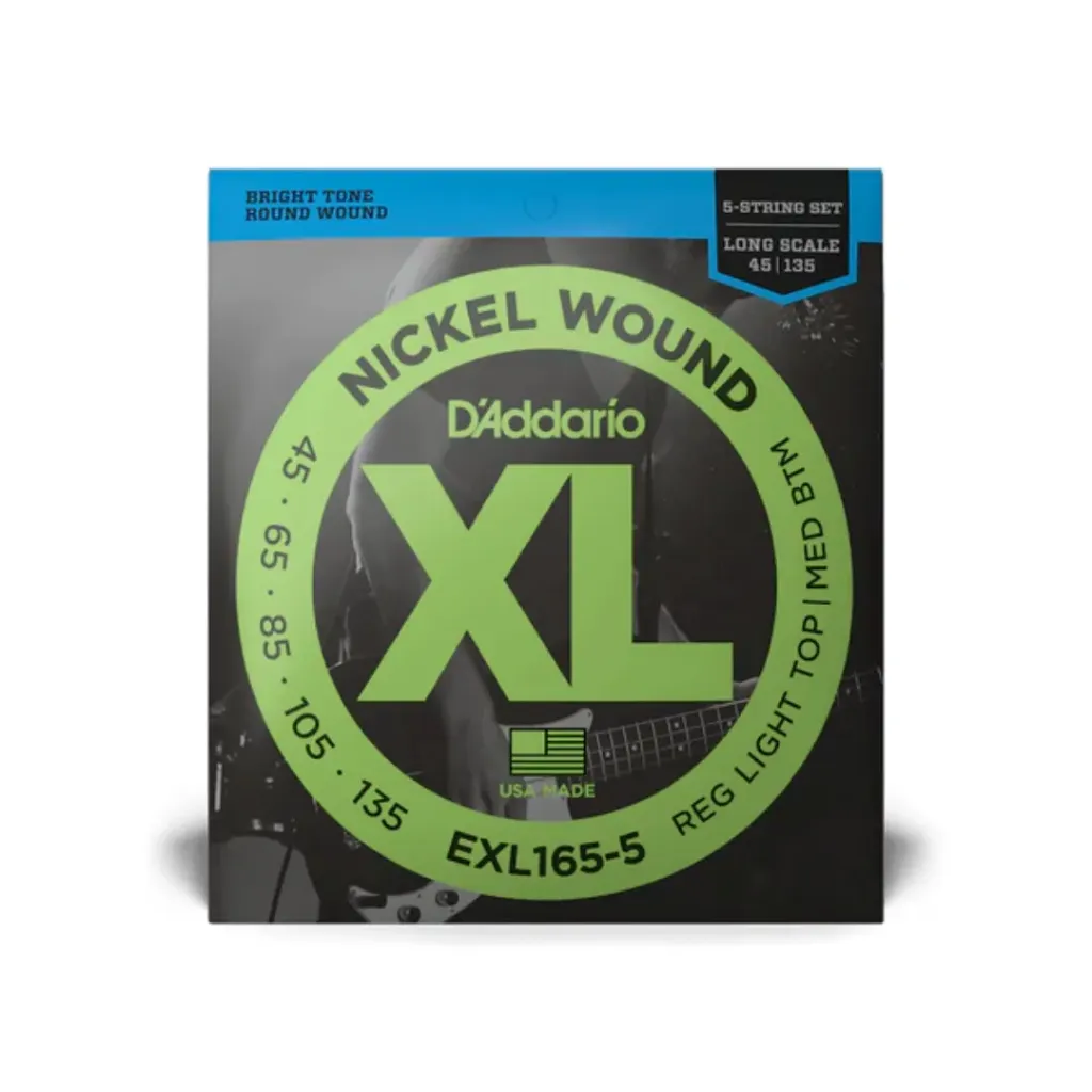 [EXL165-5] DADDARIO EXL165-5 SET BASS XL 45-135 LONG 5 STRING