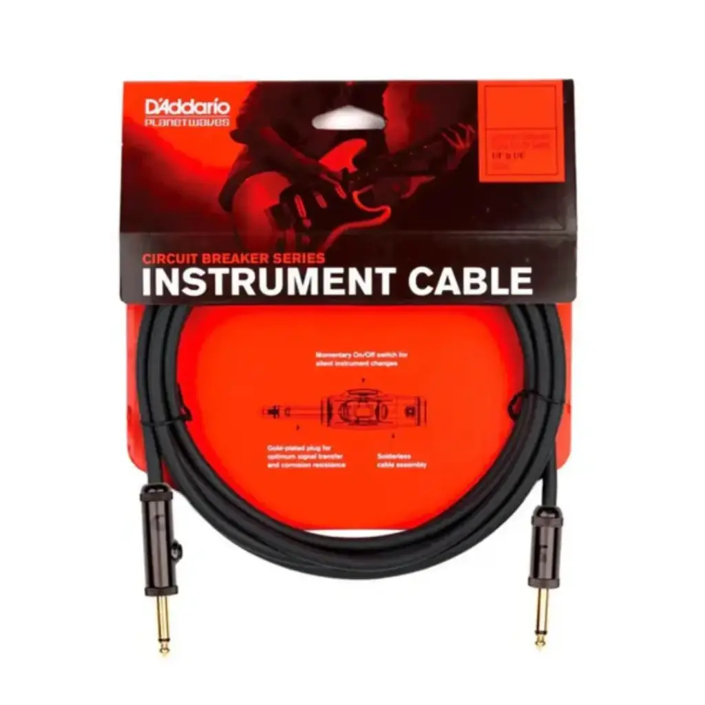 DADDARIO PW-AG-15 15' CRCBRKR 1/4" INST CBL