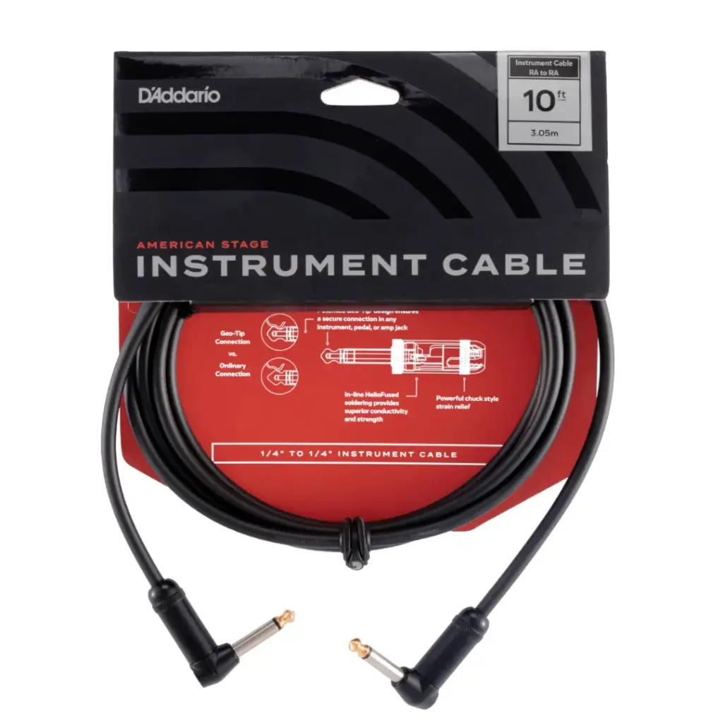 [PW-AMSGRR-10] DADDARIO PW-AMSGRR-10 AMERICAN STAGE INST CBL RA 10'