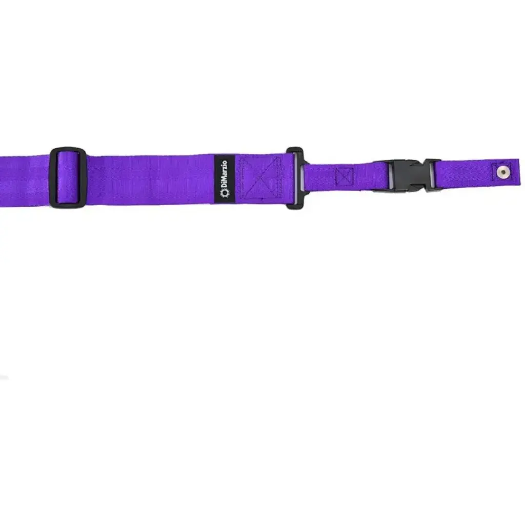 [DD2200V] DIMARZIO DD2200V CLIPLOCK GUITAR STRAP, PURPLE NYLON