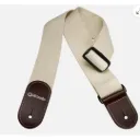 DIMARZIO DD3100CN 2" COTTON STRAP,NATURAL,WITH TABS & TIE CORD