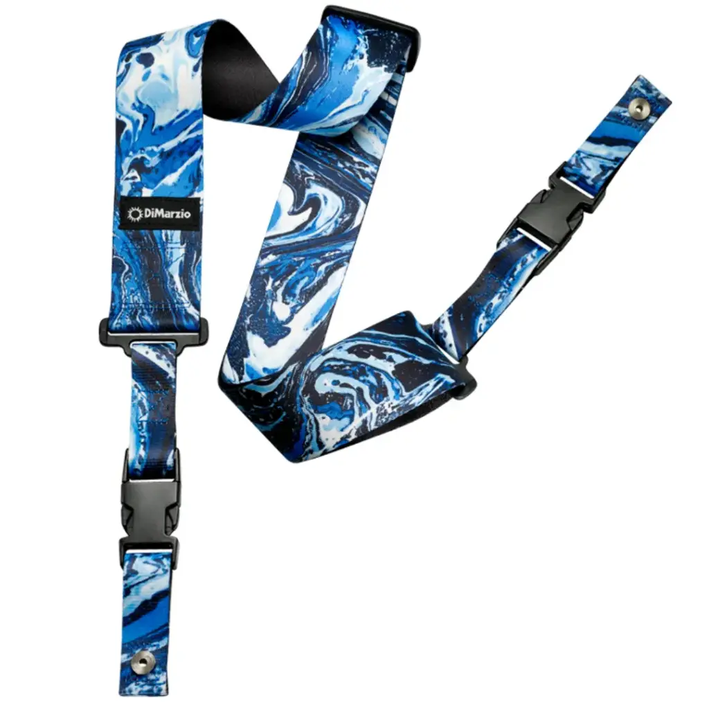 [DD3140] DIMARZIO DD3140 STEVE VAI TAB STRAP,2"BLUE UNIVERSE