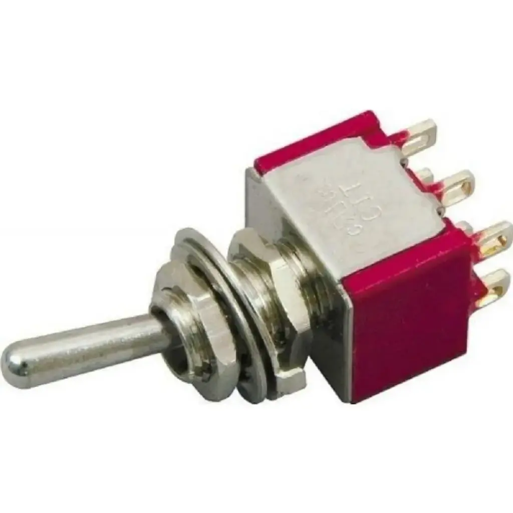 DIMARZIO EP1106 DPDT MINI SWITCH MADE IN TAIWAN