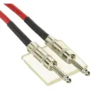 DIMARZIO OVERBRAID CABLE,10 FT RED