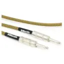 DIMARZIO OVERBRAID CABLE,10 FT VINTAGE TWEED