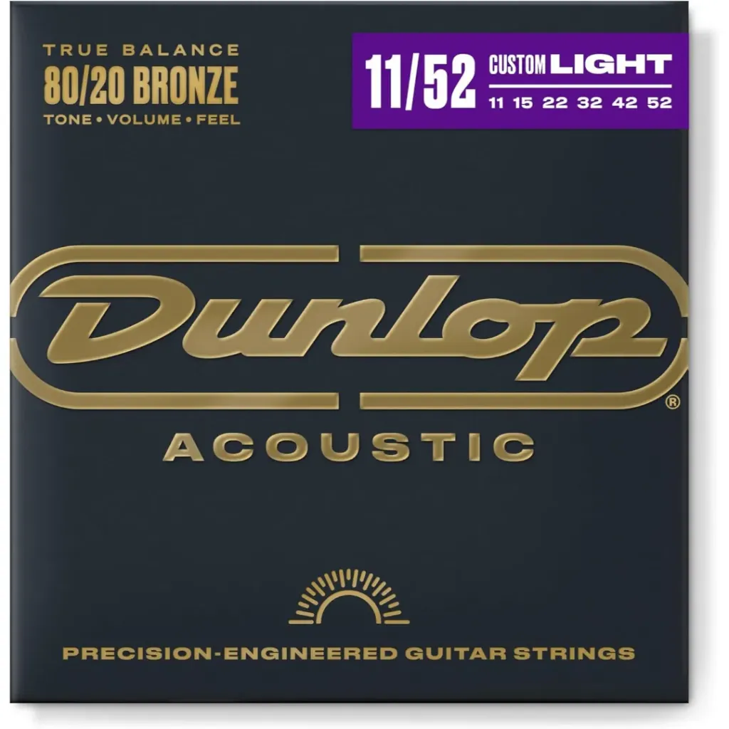 [DAP1152] Dunlop DAP1152 AG-PHB Electric Guitar Strings – .011–.052 (6-Set Pack)