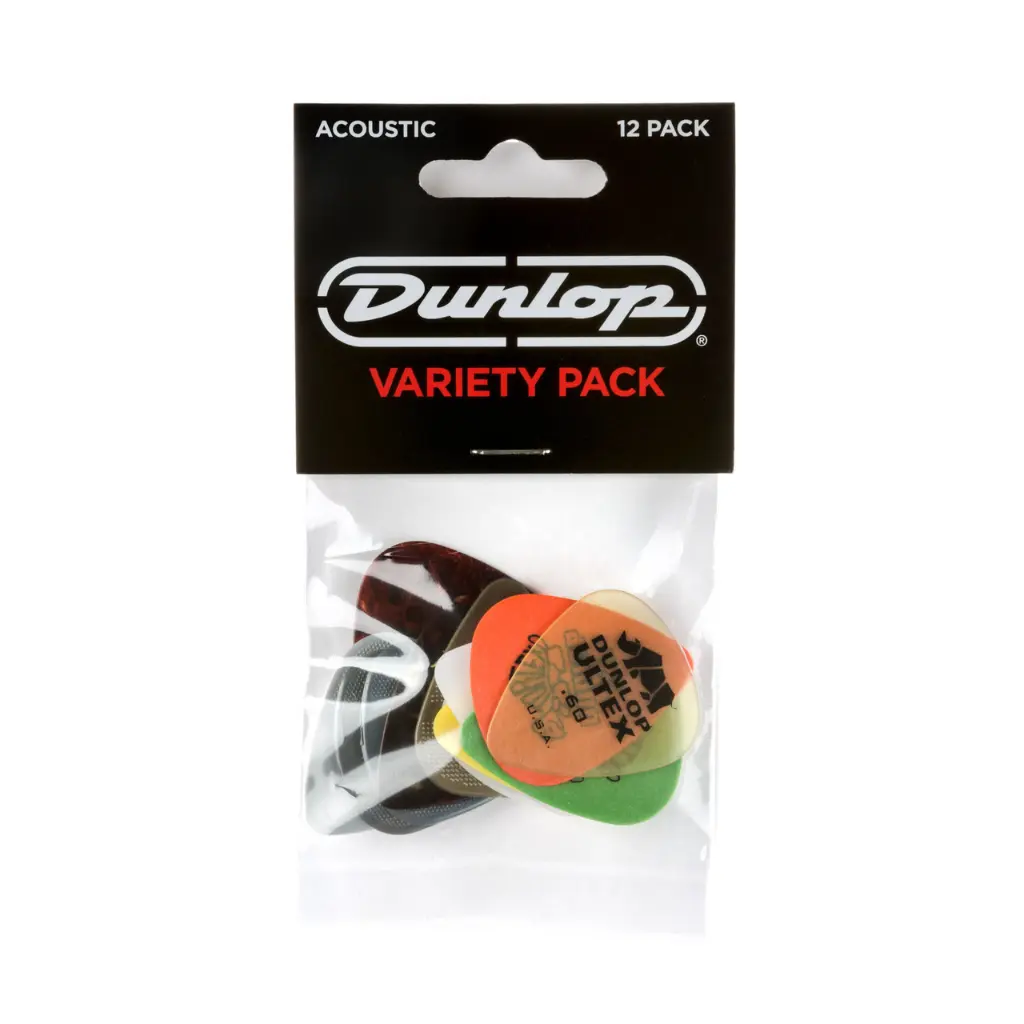 DUNLOP PVP112 PICK ACOUSTIC VAR PK-12/PLYPK   