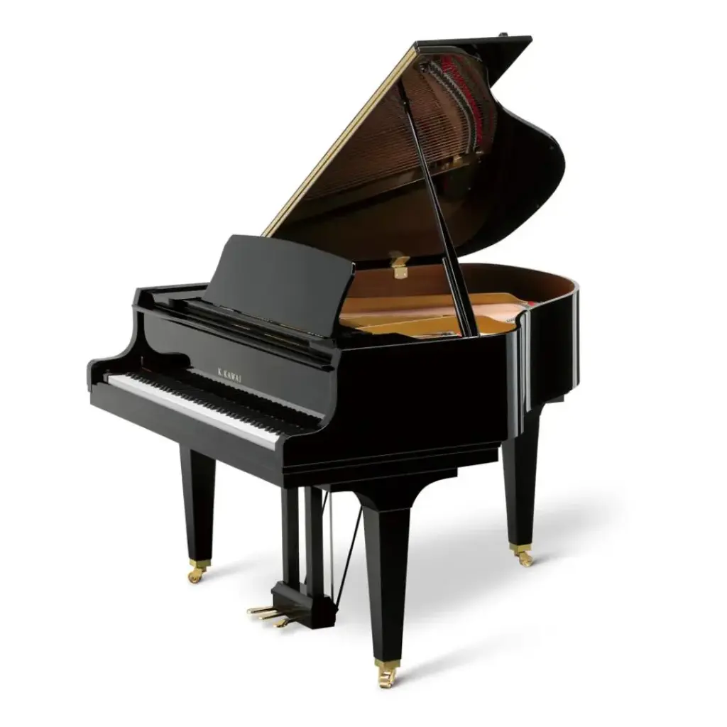 [GL-10 Ebony Polish ID] KAWAI GL-10 Ebony Polish ID GRAND PIANO WITH ADJUSTABLE BENCH - (153cm)