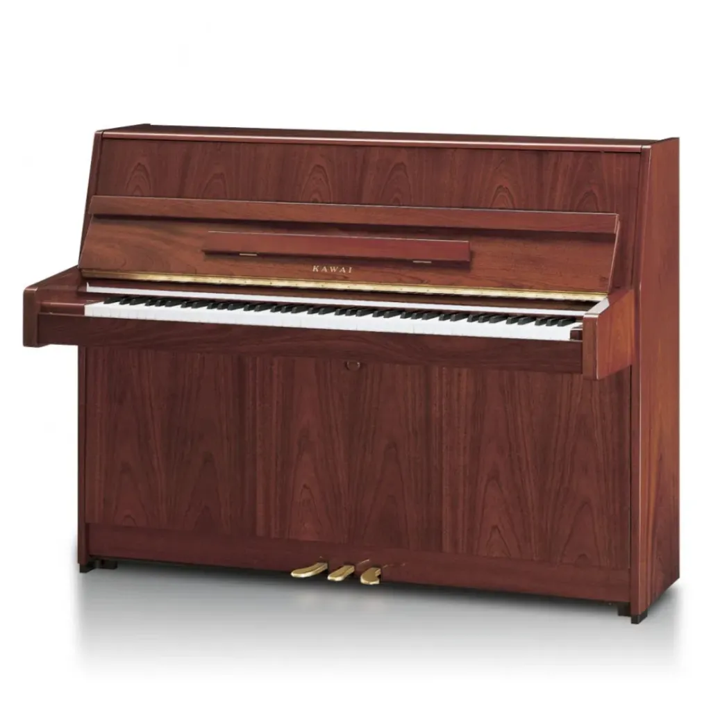 [K-15E(B)MH/MP] KAWAI K-15E(B)MH/MP UPRIGHT PIANO W/BENCH-MAHOGANY POLISH-(110cm)