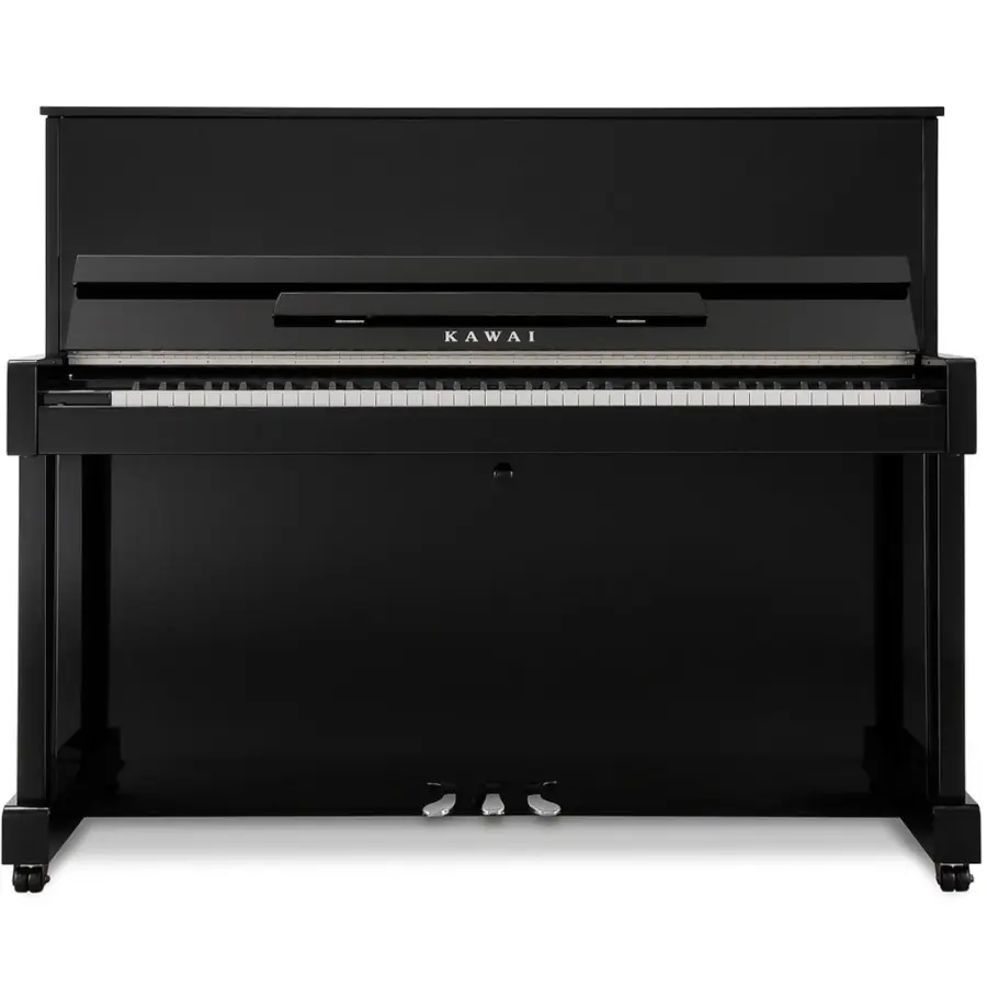 KAWAI ND-21M/PEP UPRIGHT PIANO W/BENCH-EBONY POLISH-(121cm)