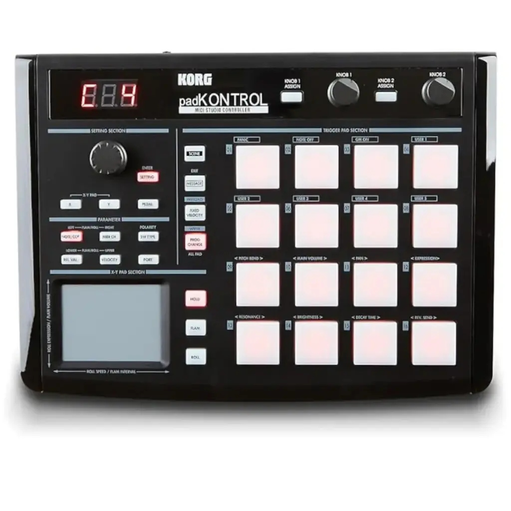 [PADKONTROL KPC-1 BK] KORG PADKONTROL KPC-1 BK MIDI CONTROLLER