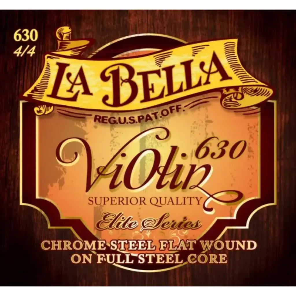 LABELLA 630-4/4 SET ORCH VIOLIN CHRM STEEL FLT WD 4/4