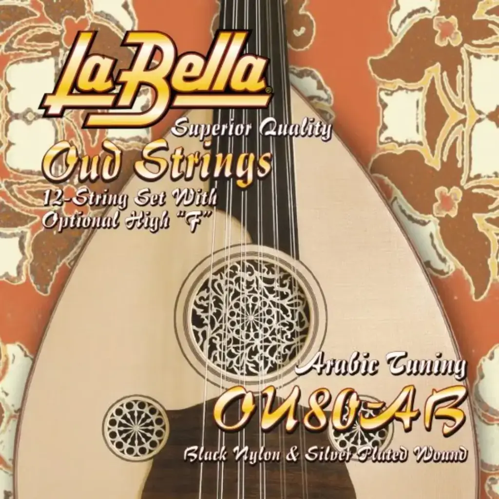 LABELLA OU80-AB SET OUD ARABIC FF TUNING BLACK NYLON