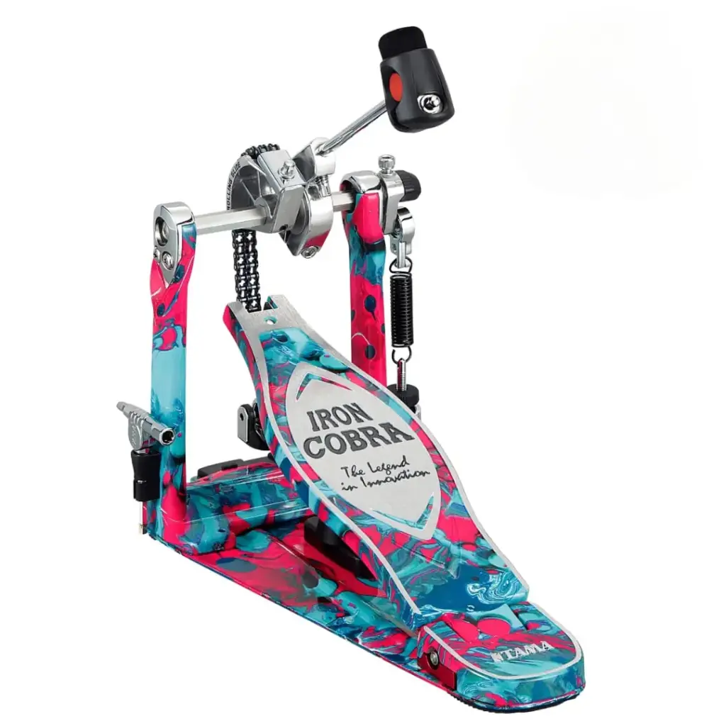 [HP900PMCS] TAMA HP900PMCS Iron Cobra 900 Marble Coral Swirl Power Glide Single Pedal w/Carrying Case