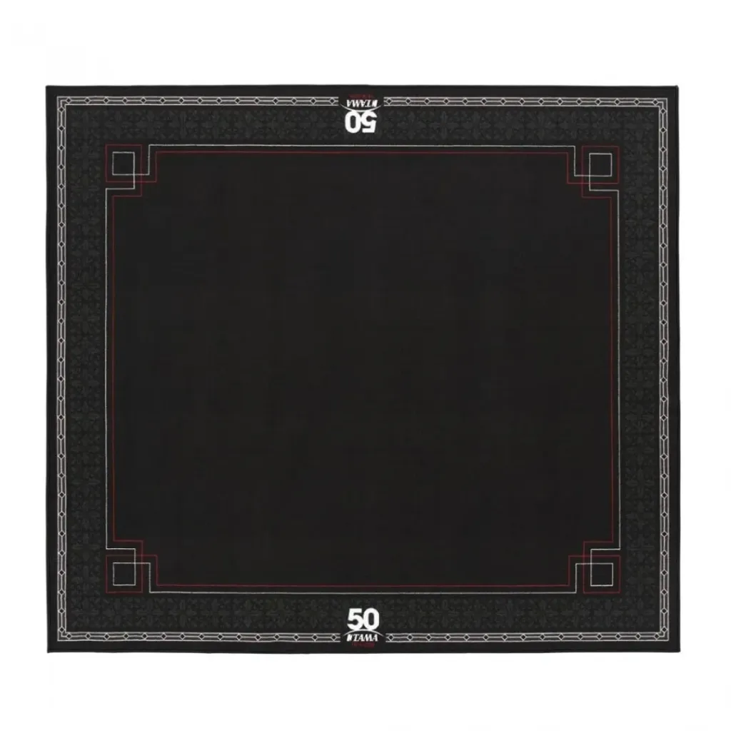 [TDR-50TH] TAMA TDR-50TH Drum Rug featuring TAMA 50th Anniversary Logo