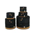 TAMA TDSS52KBK TAMA Power Pad Designer Collection Drum Bag Set for 5pc Drum Kit with 22"BD, Black