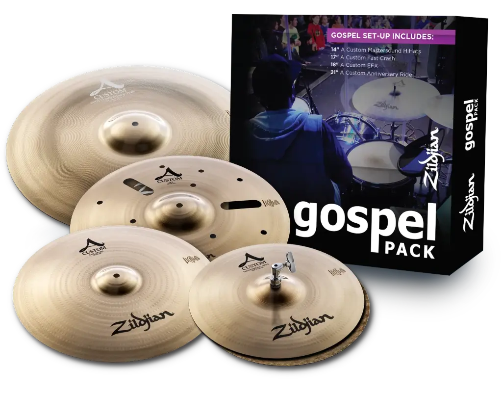 ZILDJIAN AC0801G A Custom Gospel Cymbal Pack