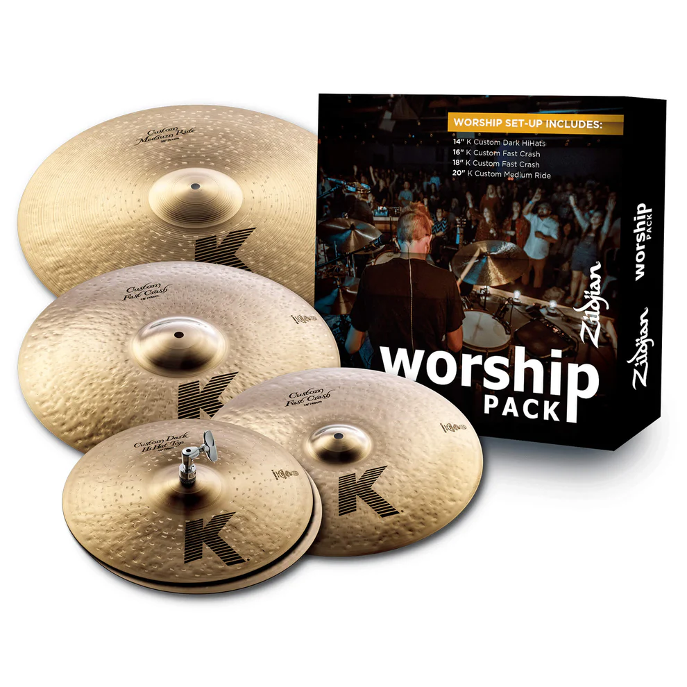 ZILDJIAN KC0801W K Custom Worship Cymbal Pack