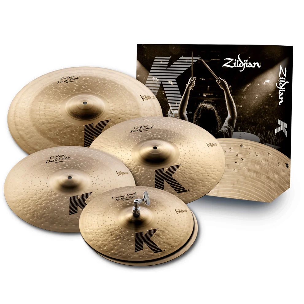 [KCD900] ZILDJIAN KCD900 K Custom Dark Cymbal Pack