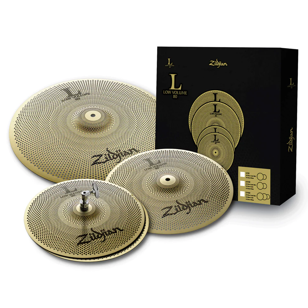 [LV348] ZILDJIAN LV348 L80 Low Volume Cymbal Pack - LV348