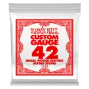 Ernie Ball P01142 .042 NICKEL WOUND ELECTRIC GUITAR STRINGS 6 PACK  