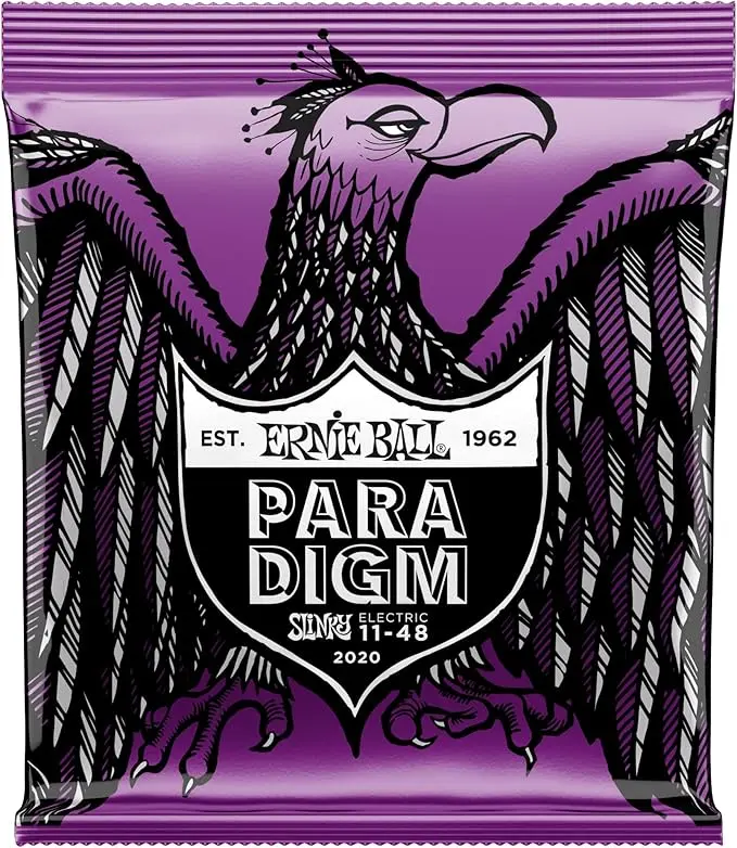 Ernie Ball P02020 POWER SLINKY PARADIGM ELECTRIC GUITAR STRINGS - 11-48 GAUGE