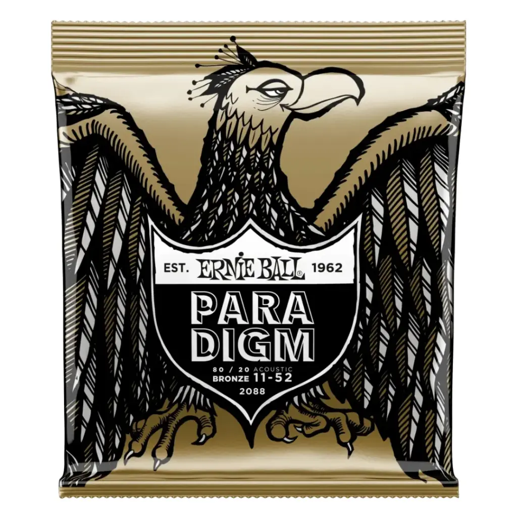 [P02088] Ernie Ball P02088 PARADIGM LIGHT 80/20 BRONZE ACOUSTIC GUITAR STRINGS - 11-52 GAUGE