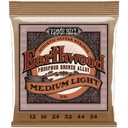 Ernie Ball P02146 EARTHWOOD MEDIUM LIGHT PHOSPHOR BRONZE ACOUSTIC GUITAR STRINGS - 12-54 GAUGE