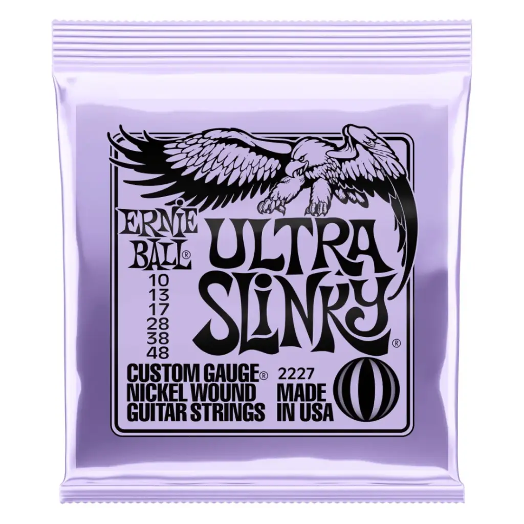 Ernie Ball P02227 ULTRA SLINKY NICKELWOUND ELECTRIC GUITAR STRINGS 10 - 48 GAUGE