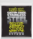 Ernie Ball P02246 REGULAR SLINKY STAINLESS STEEL WOUND ELECTRIC GUITAR STRINGS - 10-46 GAUGE