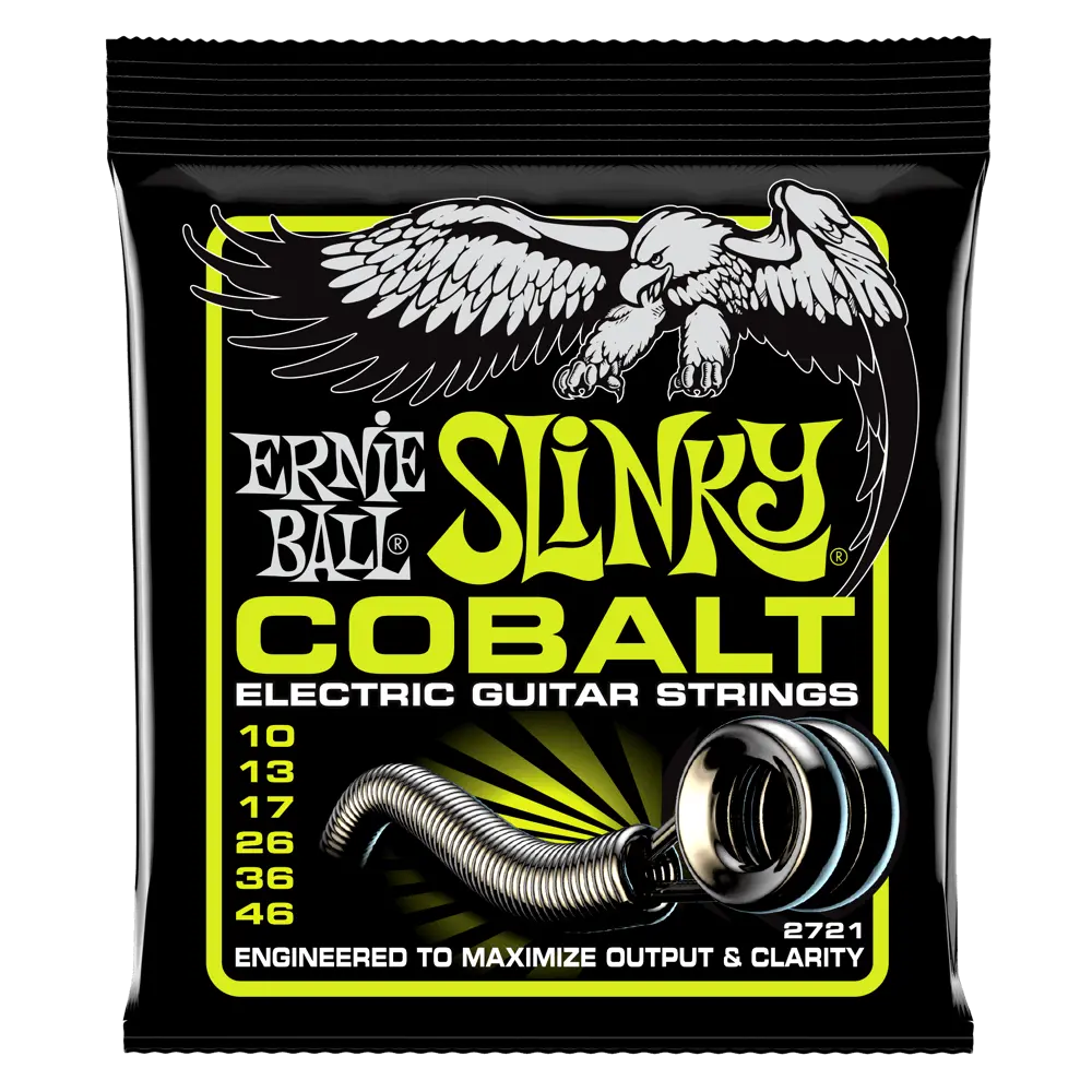 [P02721] Ernie Ball P02721 REGULAR SLINKY COBALT ELECTRIC GUITAR STRINGS - 10-46 GAUGE