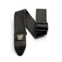 Ernie Ball P04134 2" TRI-GLIDE ITALIAN LEATHER STRAP - BLACK  