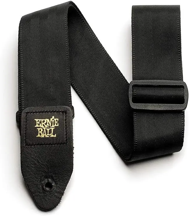 Ernie Ball P04139 2" SEATBELT WEBBING STRAP - BLACK
