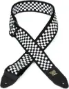 Ernie Ball P04149 BLACK AND WHITE CHECKERED JACQUARD STRAP