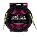 Ernie Ball P06048 10' STRAIGHT / STRAIGHT INSTRUMENT CABLE - BLACK