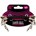 Ernie Ball P06220 3" FLAT RIBBON PATCH CABLE 3-PACK