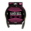 Ernie Ball P06390 5FT BRAIDED MALE FEMALE XLR MICROPHONE CABLE BLACK
