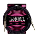 Ernie Ball P06393 ERNIE BALL 10FT BRAIDED STRAIGHT STRAIGHT INST CABLE PURPLE BLACK
