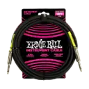 Ernie Ball P06399 ERNIE BALL 15FT PVC STRAIGHT STRAIGHT INST CABLE BLACK
