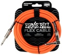 Ernie Ball P06467 FLEX INSTRUMENT CABLE STRAIGHT/ANGLE 20FT - ORANGE
