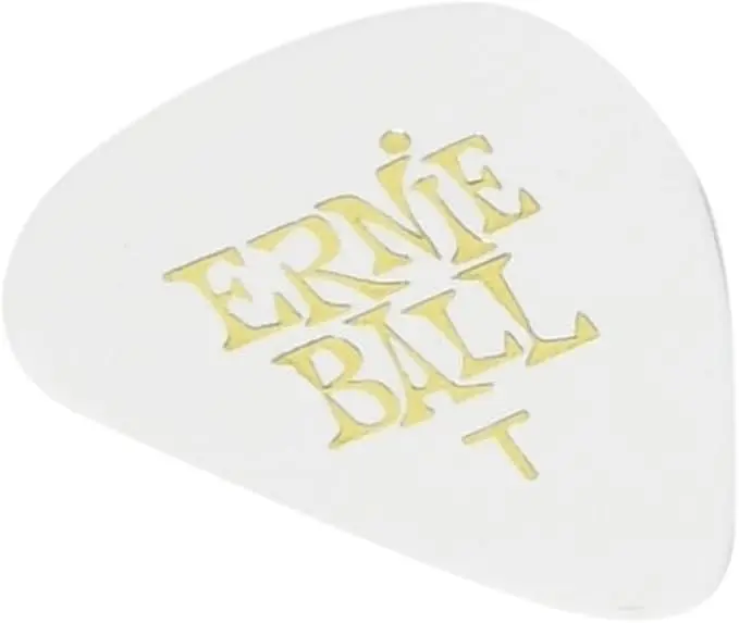Ernie Ball P09101 THIN WHITE CELLULOSE PICKS, BAG OF 144
