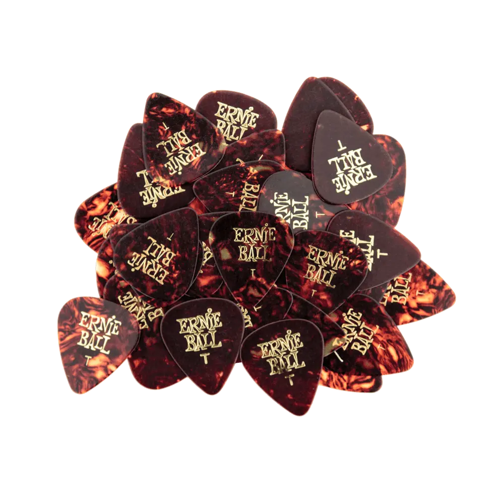 Ernie Ball P09102 THIN SHELL CELLULOSE PICKS, BAG OF 144