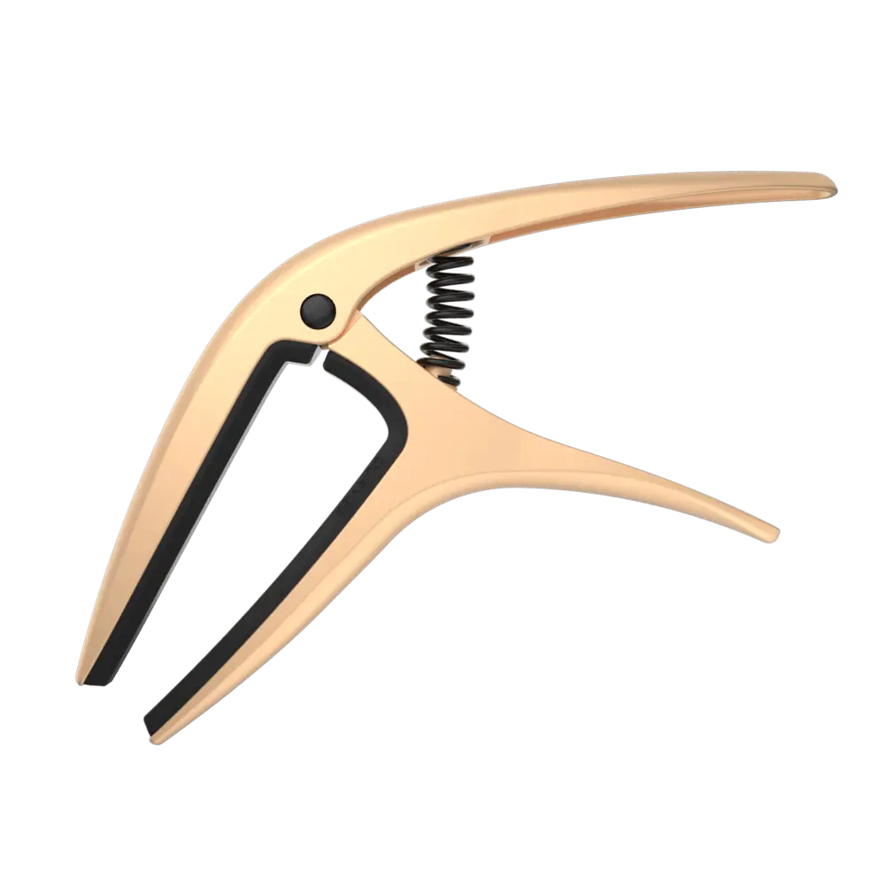 [P09606] Ernie Ball P09606 AXIS DUAL RADIUS CAPO GOLD SATIN