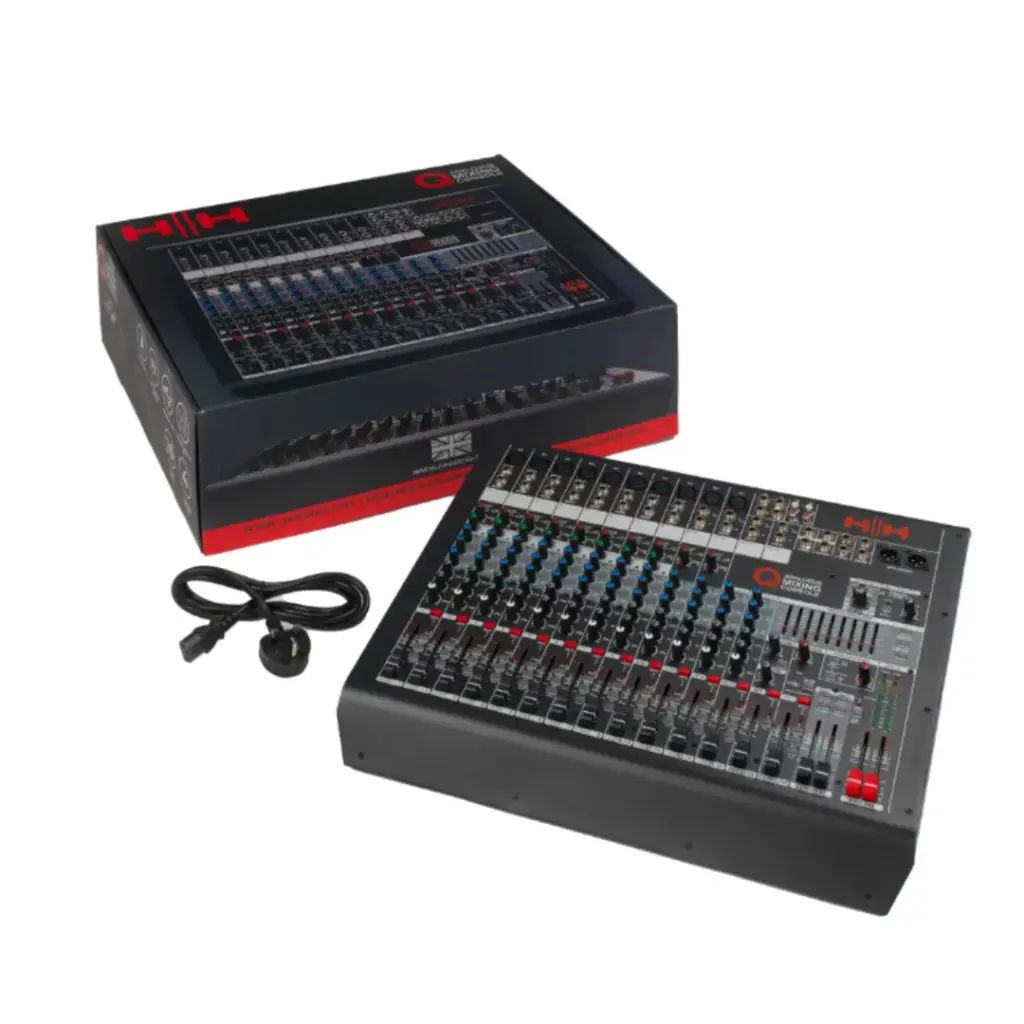[Q16FX] HH Electronics Q16FX HH QUEENSBERRY SERIES - Q16FX- ANALOGUE MIXING CONSOLE - 16 CHANNELS - 2 SUB GROUPS - DSP - USB