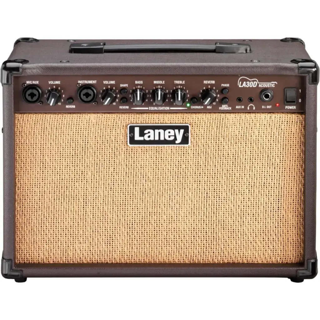 Laney LA30D ACOUSTIC GUITAR COMBO - 30W - 2 X 6 INCH WOOFERS - CHORUS - REVERB