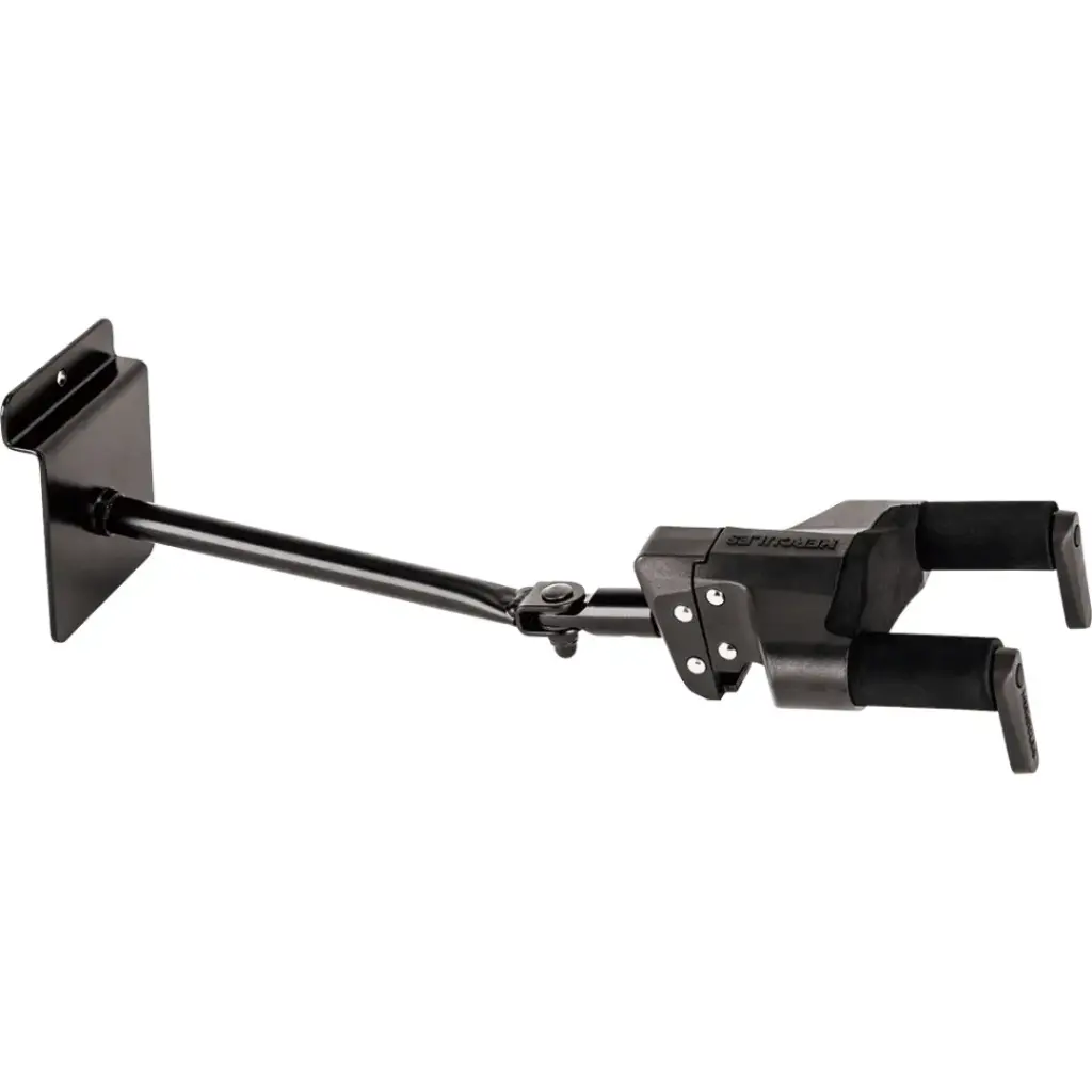 [GSP40SB PLUS] Hercules GSP40SB PLUS AUTO GRIP UNIVERSAL GUITAR HANGER FOR SLAT WALL (WITH 16 MM INSERTION)